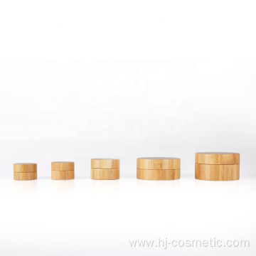 30g Environmental empty bamboo cosmetic jars and bottles